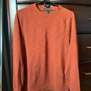Mens Banana Republic sweater in orange, size medium.
